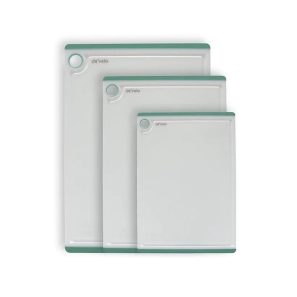 3 Piece Plastic Utility Non-Slip Cutting Board Set - Picture 1 of 4